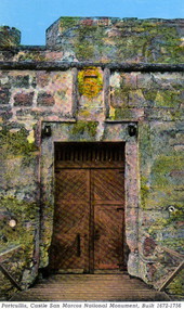 Portcullis, Castle San Marcos National Monument - Saint Augustine, Florida.