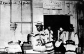 Seminole Indians at the post office - Chokoloskee, Florida