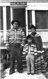 John Poole, his wife Camilia, and their grandchild - Everglades City, Florida