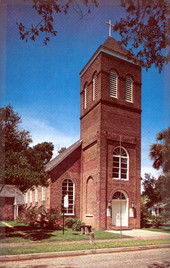 Old Christ Church, a historical museum - Pensacola,Florida .