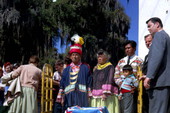 Seminole Indians gathered at a meeting