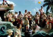 Musicians performing at Gasparilla Carnival - Tampa, Florida.
