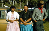 Seminole Indian Gopher family at the Brighton Indian Reservation