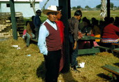 Seminole Indians having a picnic at the Dania Seminole Indian Reservation