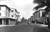 Looking down Worth Avenue - Palm Beach, Florida.