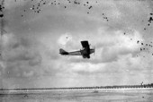 Stunt performers from the Mabel Cody Flying Circus