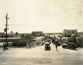 Cars entering and leaving the Country Club Estates - Miami Springs, Florida.
