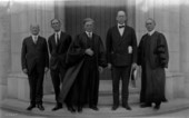 Group portrait of Coral Gables Congregational Church ministers.