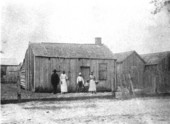 African American families and their homes - Apalachicola.