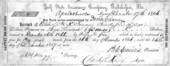 Photograph of a Gulf State Insurance Company receipt