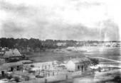 Southwest view of Apalachicola from John Ruge's house.