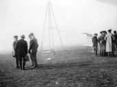 Preparation for Lloyd C. Griscom's ascent with Wilbur Wright.