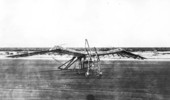Ornithopter and creator George R. White at Saint Augustine.