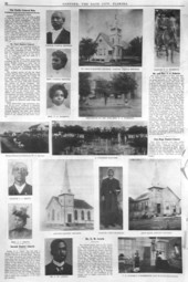 African American pastors, churches, homes, baptism, and business - Sanford, Florida.