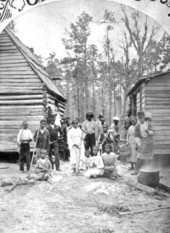 African American men, women, and children - Mandarin?, Florida.