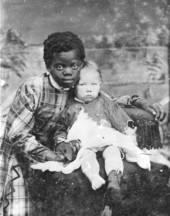 Magby Peterson and his nanny