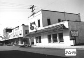 Commercial strip with antique store in Bradenton, Fla.
