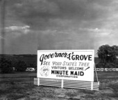 Governors' Grove billboard for the Minute Maid Corporation in Clermont.