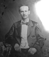 Portrait of Confederate Lieutenant Colonel E. N. Badger