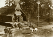 Clearwater's first railroad depot