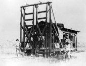 Drilling holes for blasting