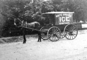Henry Douglas' White Spring Ice Company wagon