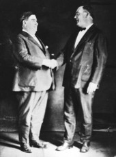 Two men shaking hands