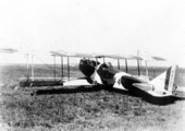 Airplane in a field in De Soto County