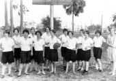 Girl's basketball team, Florida Baptist Children's home - De Soto County, Florida.