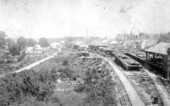 View of Ellaville with Drew sawmill at right