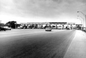 Typical entrance/exit facility of the Florida Turnpike.