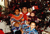 James E. Billie and grandchildren wishing you season's greetings.