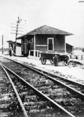 Florida East Coast Railway depot : Jupiter, Florida.