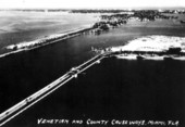 Venetian and County Causeways : Miami, Florida.