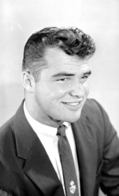 Yearbook picture of Burt Reynolds.