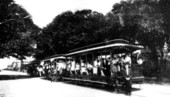 Trolley filled with passengers
