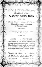 Florida Mirror advertisement