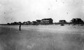 View along the beach
