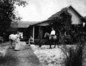 People at a residence in Orlando.