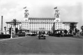 Entrance to The Breakers hotel.