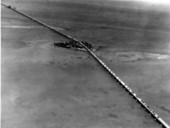 Aerial view of the Overseas Highway bridge - Florida Keys, Florida