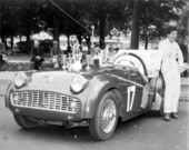 Triumph racing convertible : Pensacola, Florida.