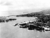 Aerial view of Bayview Park : Pensacola, Florida.