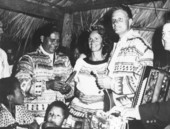Reverend and Mrs. Billy Graham with Reverend Billy Osceola