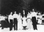 Baptizing at Clinch Lake : Frostproof, Florida