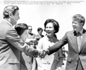 Jimmy Carter and wife with Reubin Askew and his wife.
