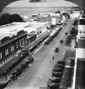 View of First Street : Sanford, Florida.
