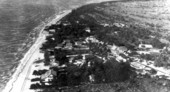 Aerial view of Casa Ybel hotel : Sanibel Island, Florida.