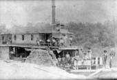 Steamboat "Lena C." on the Chattahoochee River