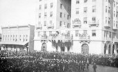 Ceremonies for the "Florida" battle cruiser.